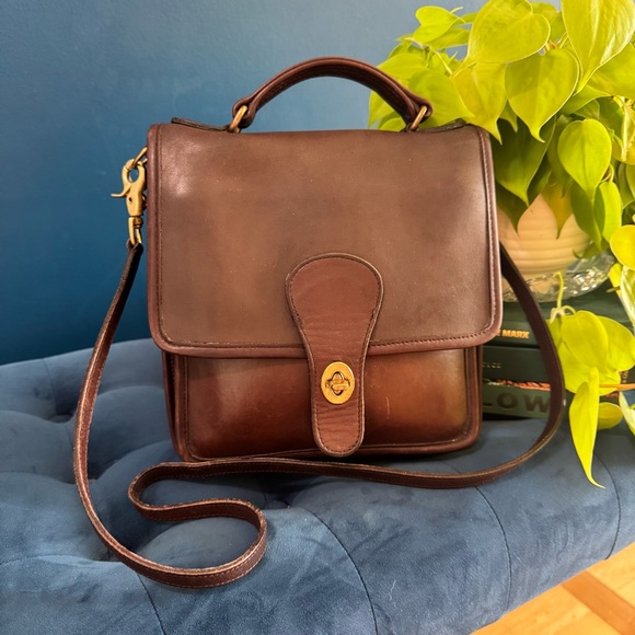 Vintage Coach station bag made in New York City USA - Picture 1 of 13